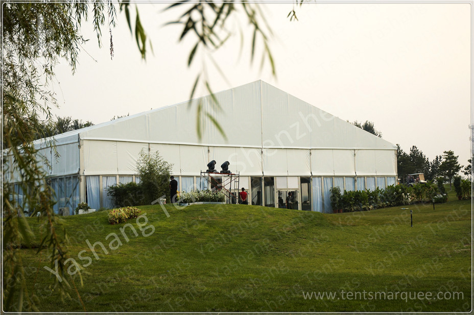 30X50 1000 Seater Giant Outside Party Tents Commercial Waterproof A Frame Roof Shape