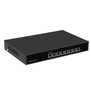 8 Port 10G Ethernet Switch Unmanaged Auto-Sensing Speed Single AC Input Fanless
