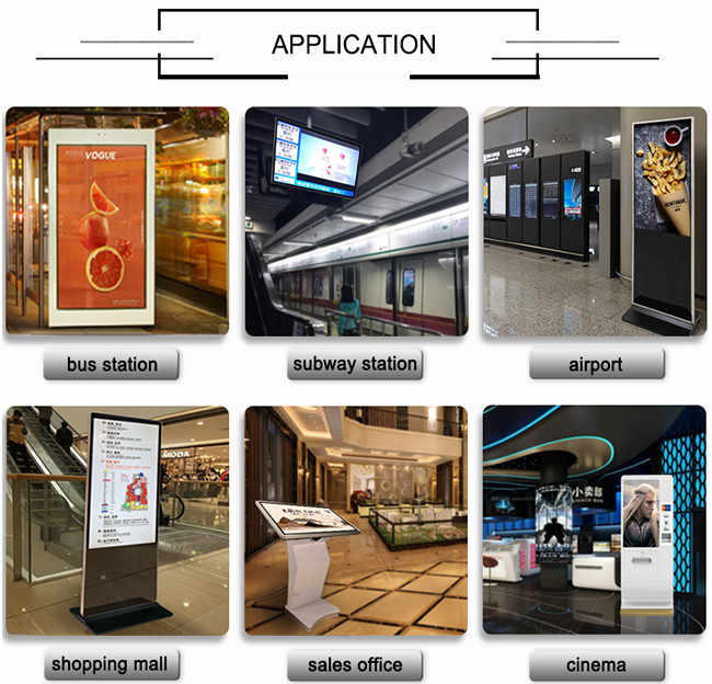 TFT LCD Backlight 21.5 Inch Interactive Touch Screen Kiosk For Retail