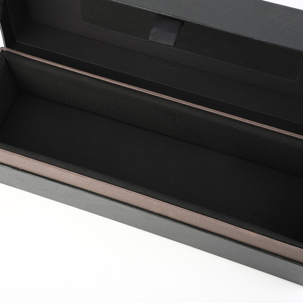 Single luxury Wine brandy whisky champagne Bottle Gift Box High End Glass Packaging cushion box