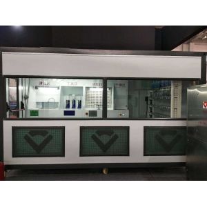 Professional Paint Mixing Room with Controlled Environment and Advanced