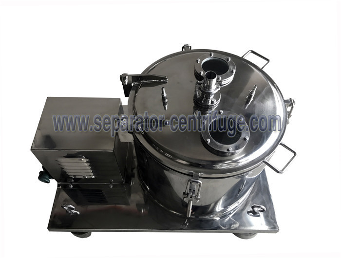 Silver CBD Oil Extraction Basket Centrifuge Machine With 12 Months Warranty