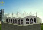  Restaurant Structure 3000N  PVDF Tensile Roof Canopy Manufactures