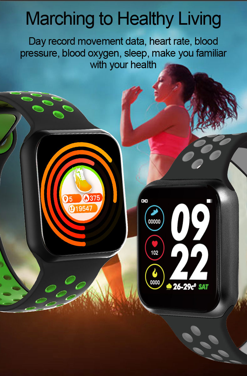 Amazon Walking Machine Series 6 F3 NFC Mobile Watch Phones Call Reminder Smartwatch