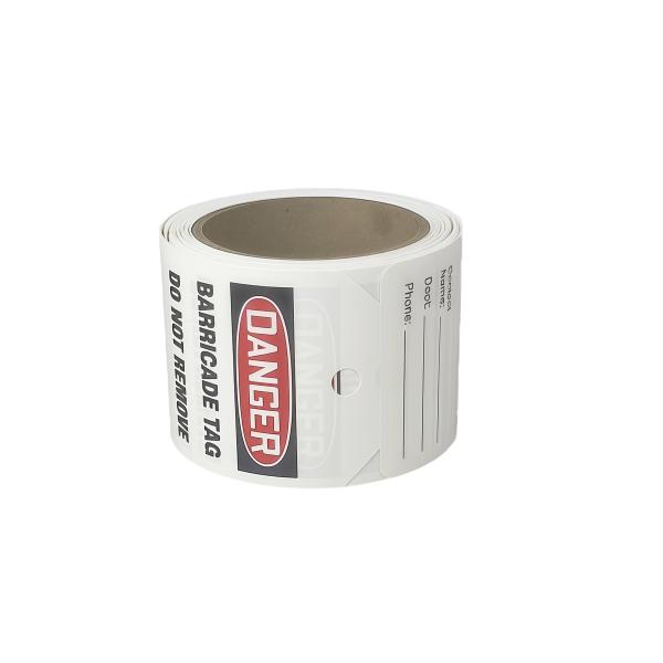 Quality Custom  PVC Loto Lockout Sign Safety Lockout Tagout Tags Waterproof Danger Tags-Roll Pack  Tags for sale