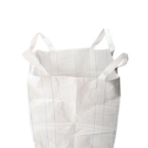  UN Big Bag FIBC Bulk Bag with Duffle Top Filling Spout Double Chain Stitching and White Color for Secure Bulk Transport Manufactures
