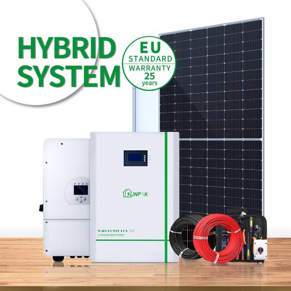 Sunpok 5Kw 10Kw 20Kw complete solar power system solar electric system solar
