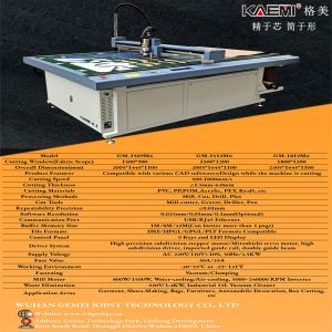 Apparel Cloth Apparel Template Digital Cutting Machine with 1500*1200mm Cutting