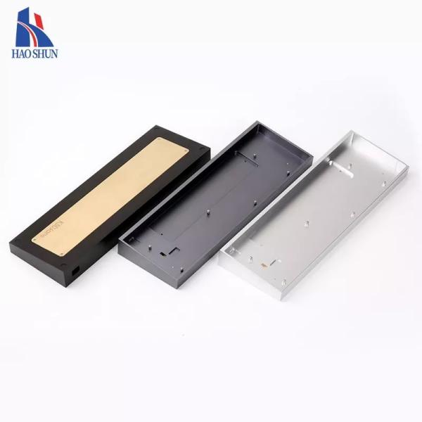 Quality Custom OEM High Precision Multicolor Anodizing Aluminum Plastic CNC Machining Parts Mechanical Keyboard Case for sale