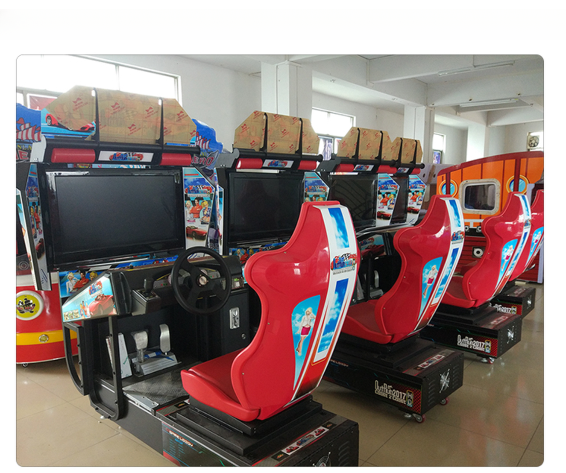 Single Player Outrun Car Racing Game Machine For Amusement Park Earn Money Online