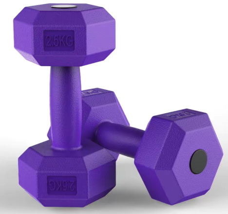 Commercial Weight Lifting Dumbbell Hexagonal Dumbbells Hex Rubber