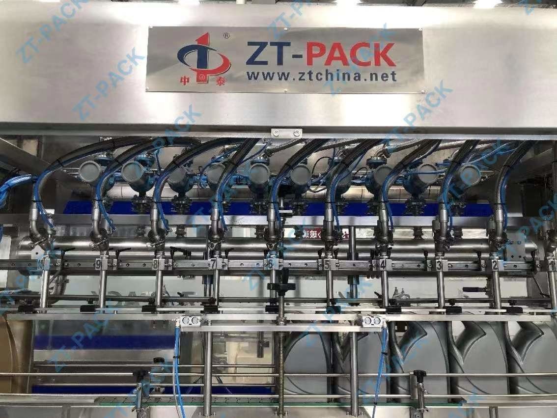 High Speed Linear Edible Oil Food Oil Plastic Bottle Olive Oil Glass Bottle Filling Machine By Flow Meter