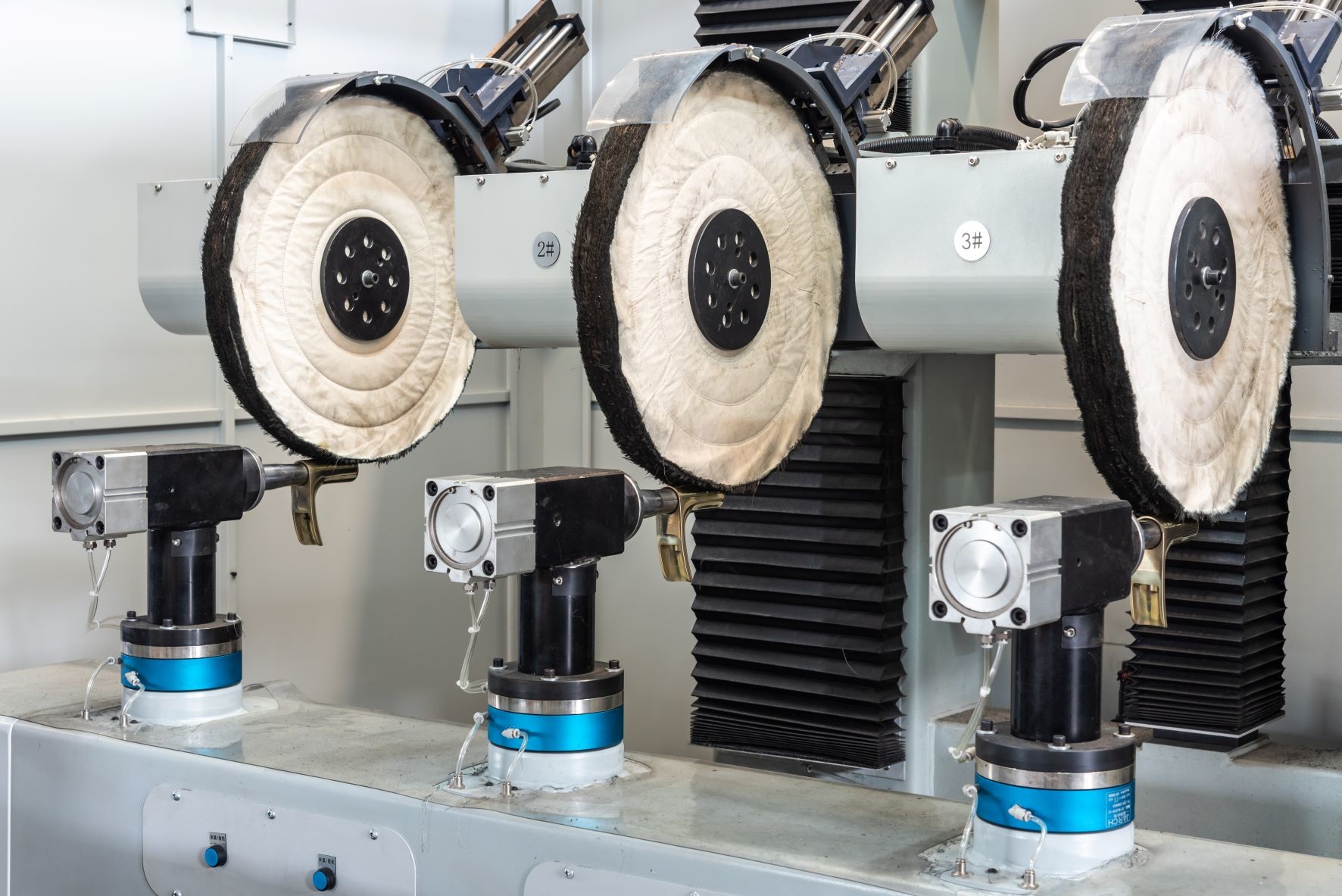 380V PLC Control Sheet Metal Polishing Machine For Stainless Steel Sink