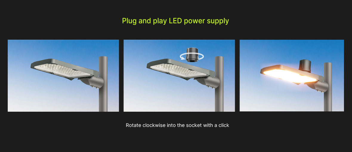 Wireless Control Waterproof Street Light With Advanced Daylight Sensor Long-lasting Lighting