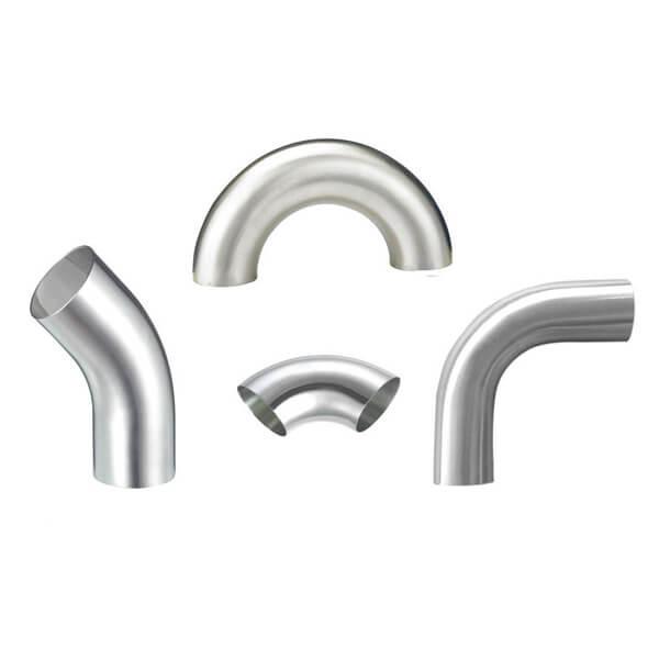 Durable Sanitary Butt Weld Fittings Sanitary Elbow Union Connection For Food