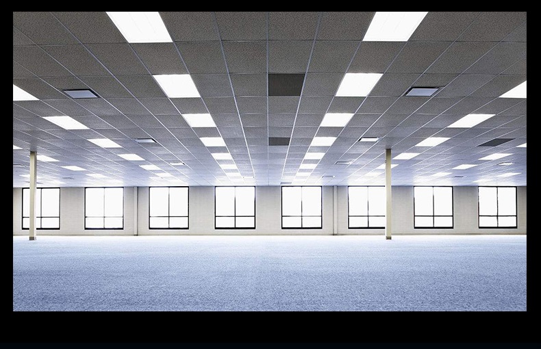 36W Prismatic Back Light LED Panel Light 595*595*19mm for Working Temperature -45 55C