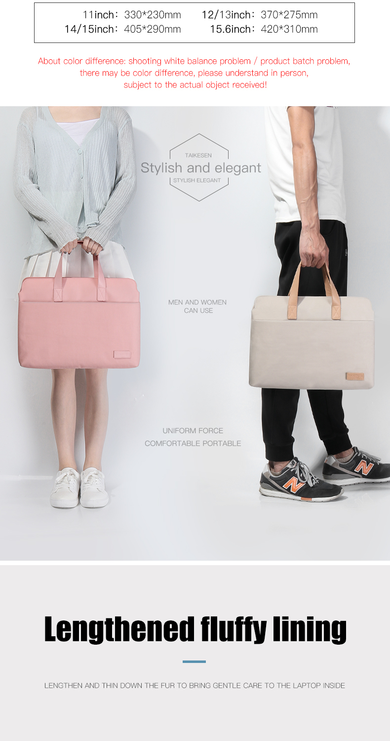 2021 Factory Price laptop bag for Ipad Huawei matebook 14inch computer bag Laptop sleeve handbag With Customize Logo
