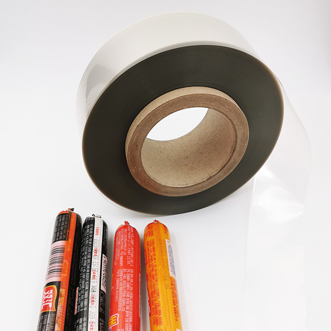 Custom Logo Printed High Barrier Pvdc Roll Plastic Sausage Casings