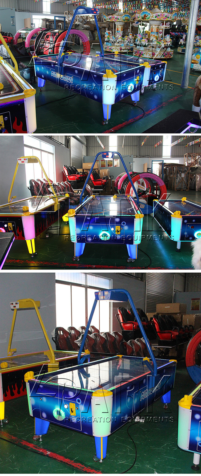 Amusement Air Hockey Machine For Recreation Room 1 Year Warranty