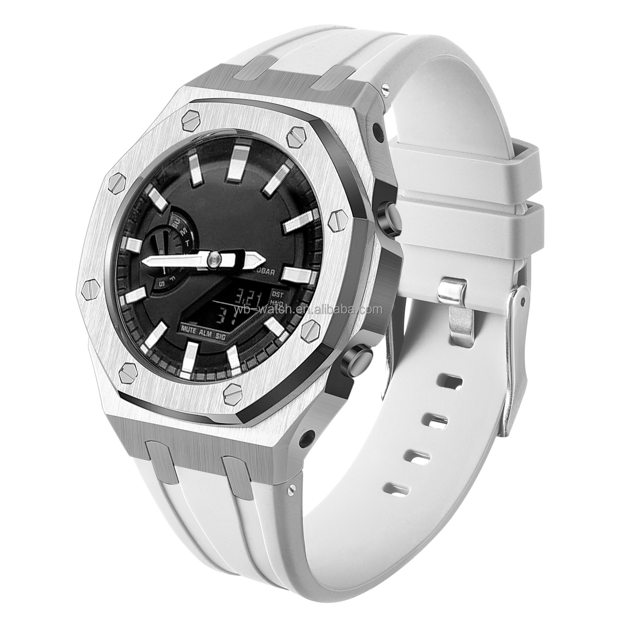 Casio Watch Modified Case Luxury Value Ga2100 Oem Silicone Band Metal Modification Mod Kit