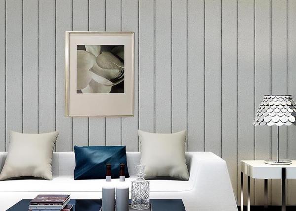 0.53*10M / Roll Living Room Contemporary Wall Coverings With Vertical Stripes