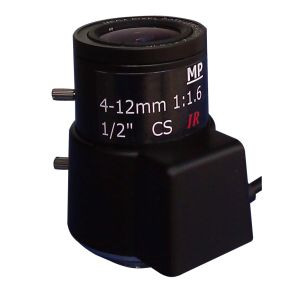  1/2&quot; 4-12mm, Megapixel Vari-focal Manual Iris/ DC Aoto Iris CS mount lens, good for Day&amp;Night Surveillance Manufactures