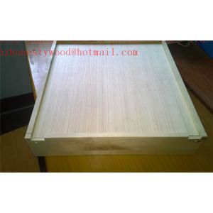 Birch solid wood dovetail drawer components with UV coat drawer box drawer front