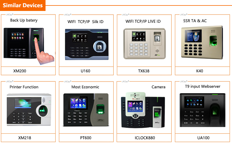 Backup Battery Biometric Fingerprint Reader Xm210 With Linux System Standalone Fingerprint Time Attendance Device