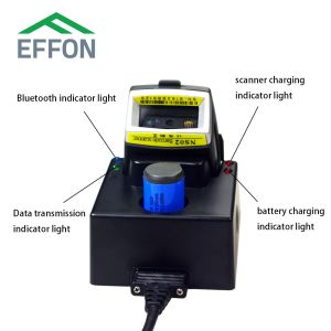 High Efficiency Wearable 2D Wireless Barcode Scanner Android IP65 Waterproof