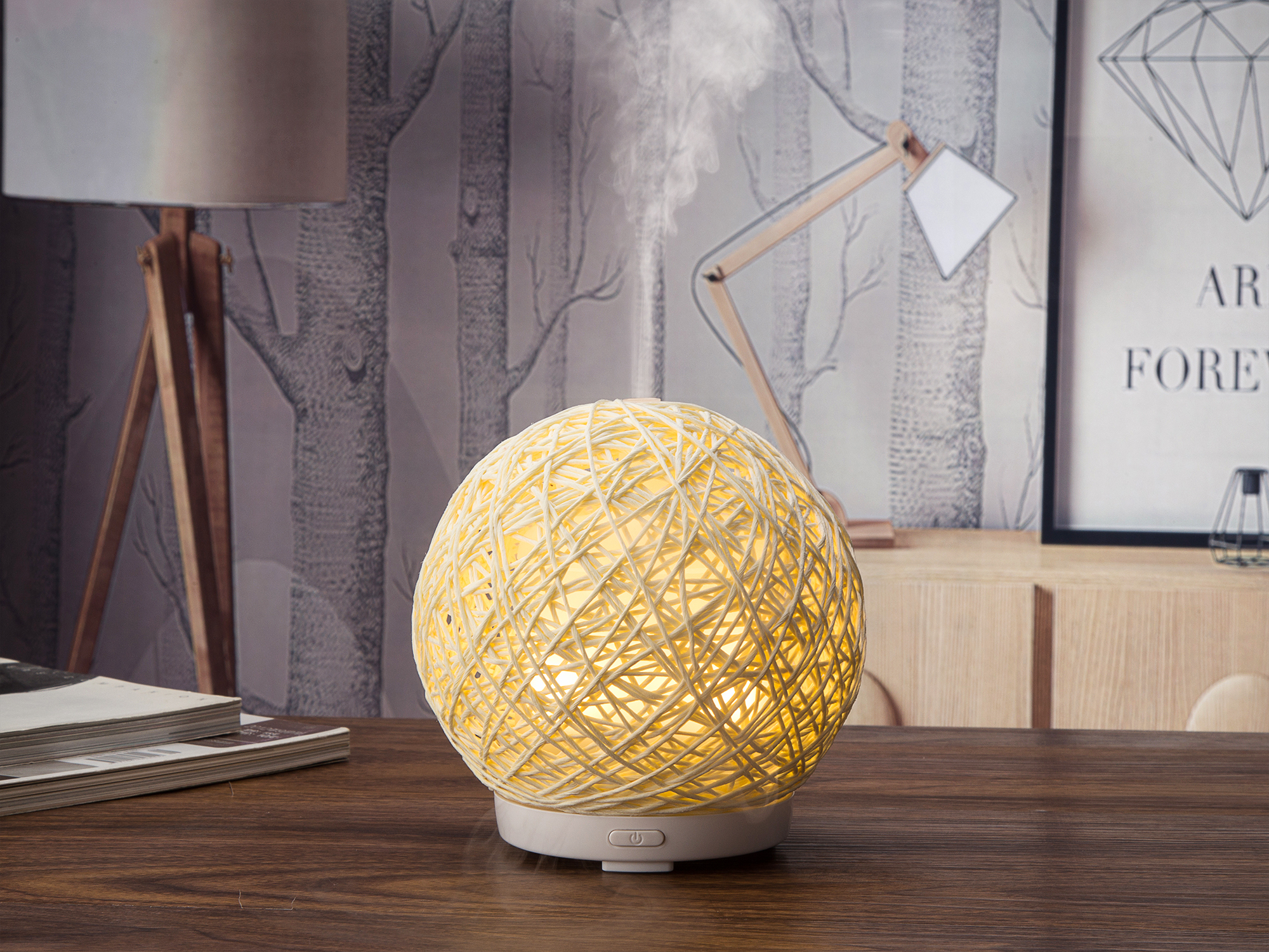 Sphere Home Fragrance 80ml Remote Control 5V USB Humidifier