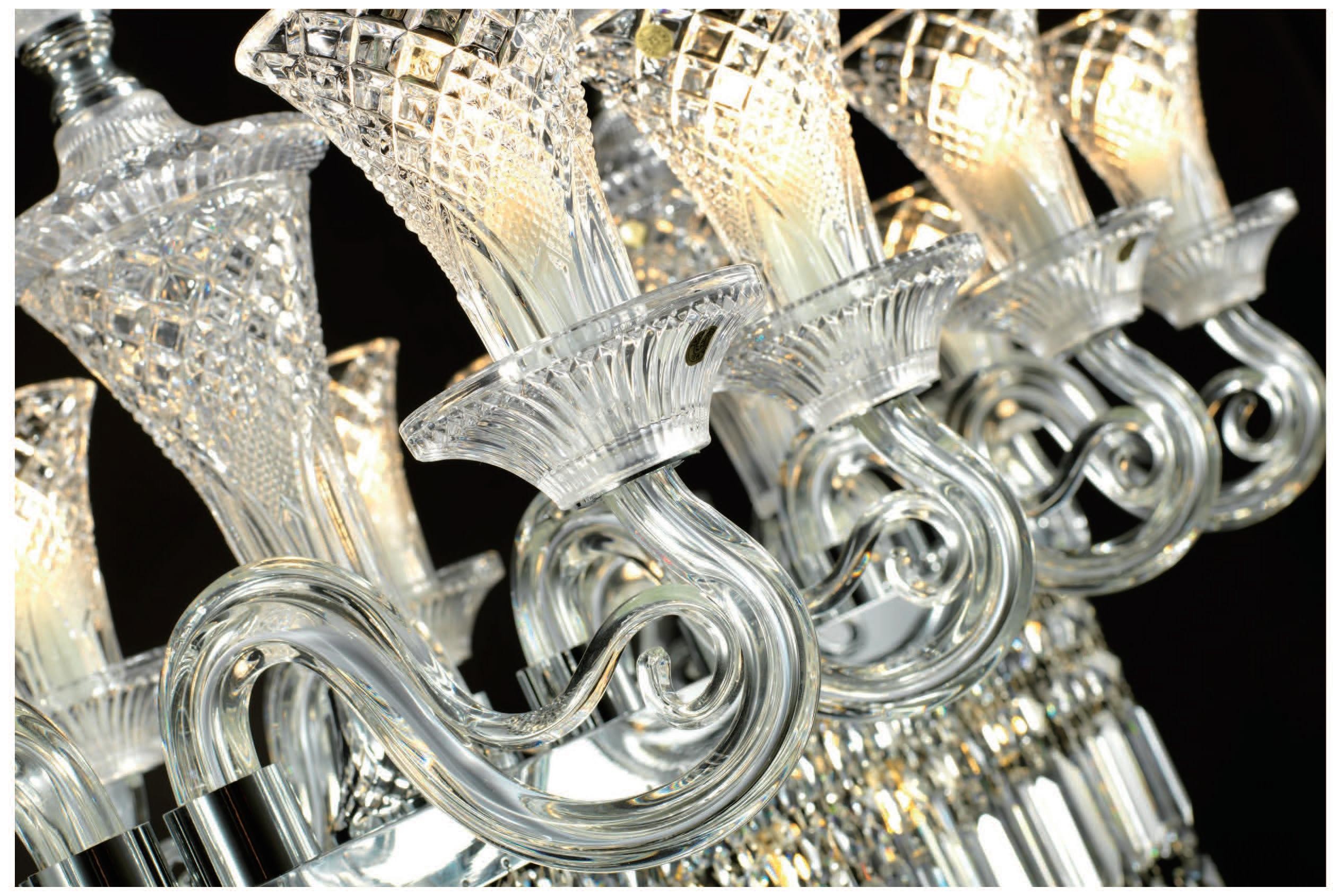 Classical High End European Style Crystal Candle Chandelier 220-240V
