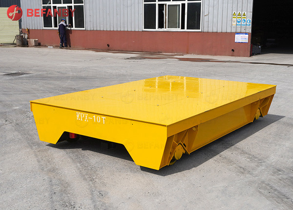 Material Transfer Electric Flatbed Heavy Trolley 1000 Kg