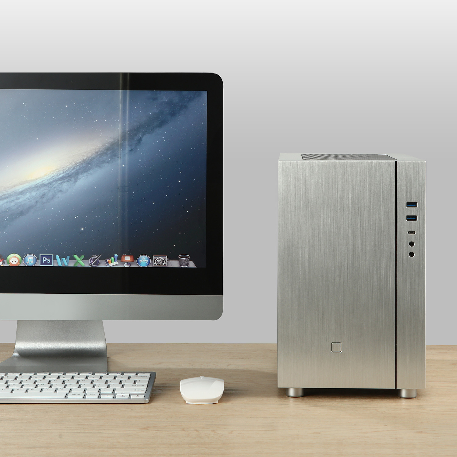 MATX 354mm Length PC Aluminum Case for office
