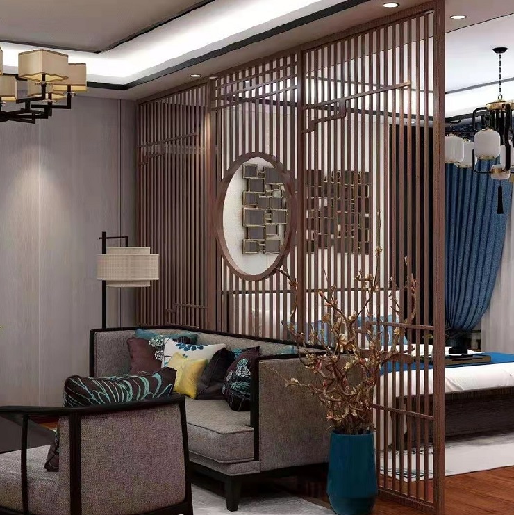 Antique room dividers room partitions screen stainless steel material