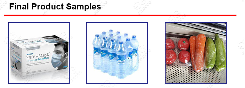 Shrink wrapping machine application