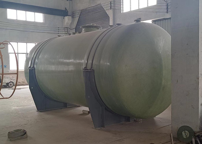 Antiseptic Durable 1CBM FRP Vertical Tank For Acid Storage Chemical Industry