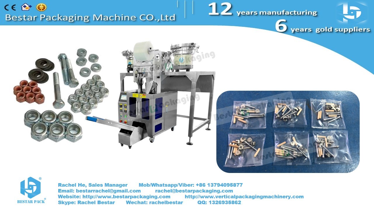 Counting packaging machine 4 vibrations and customized belt conveyor