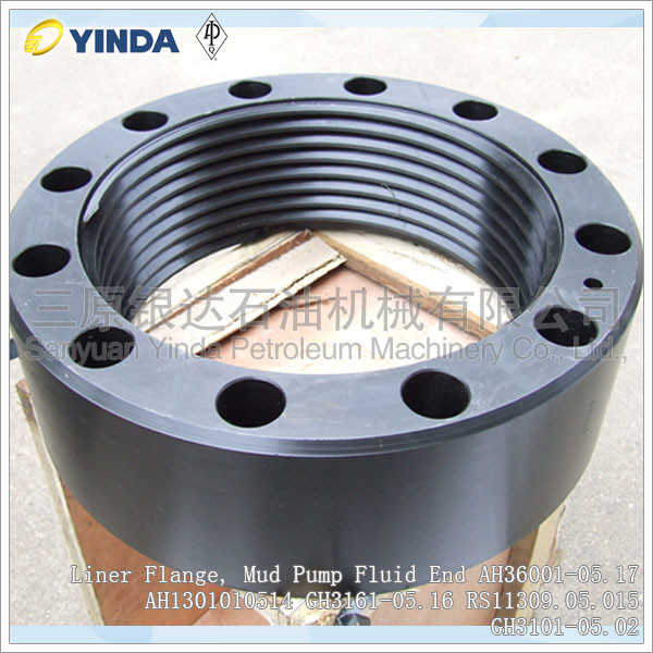 Haihua F1600 Mud Pump Liner Flange, Mud Pump Fluid End HH11309.05.015.152 mud pumps for drilling rigs