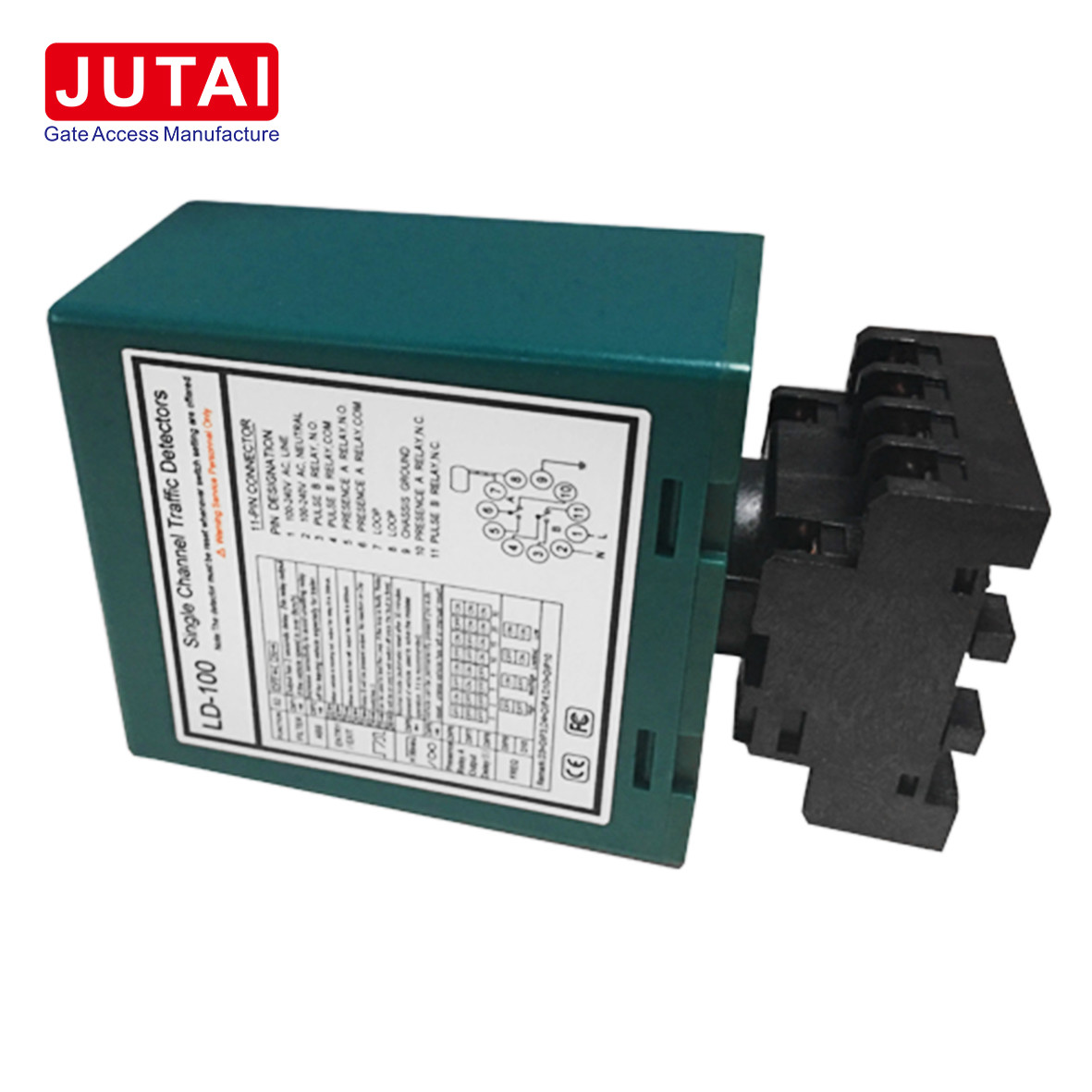  LD-100 Driveway Loop Detector Dual Relay Sensitivity 6 Way Selectable Manufactures