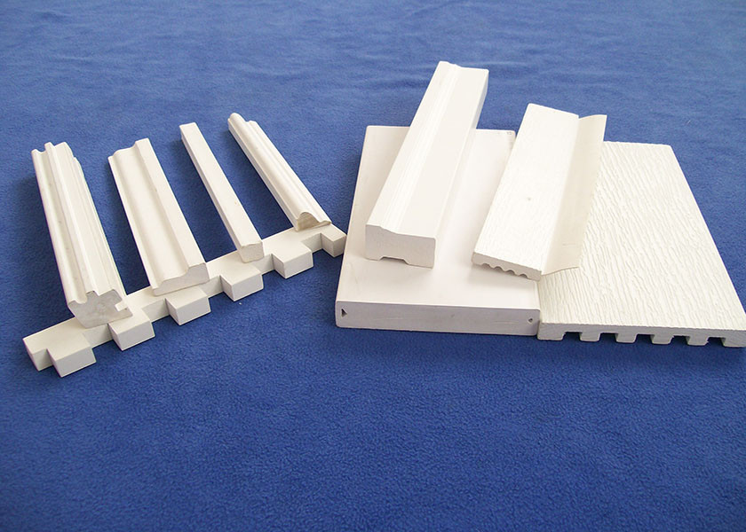 Customized Moisture - Proof PVC Decorative Mouldings For Door And Window Frame