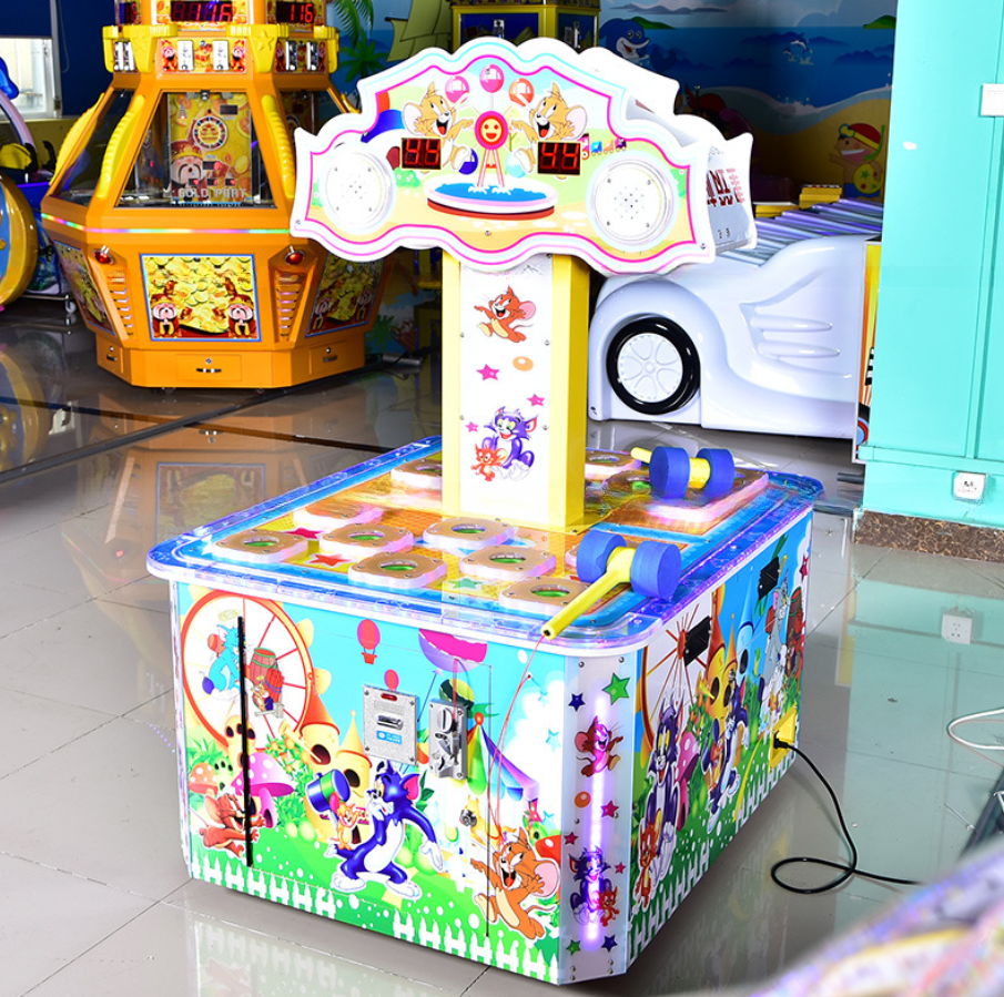 Dreamland indoor game center double players hitting mouse arcade machine for sale