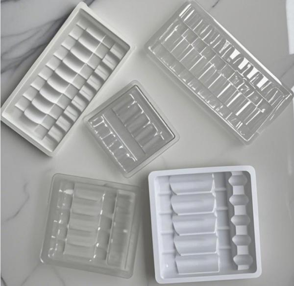 Customized ampoule bottle tray, medical packaging Disposable blister 5ml