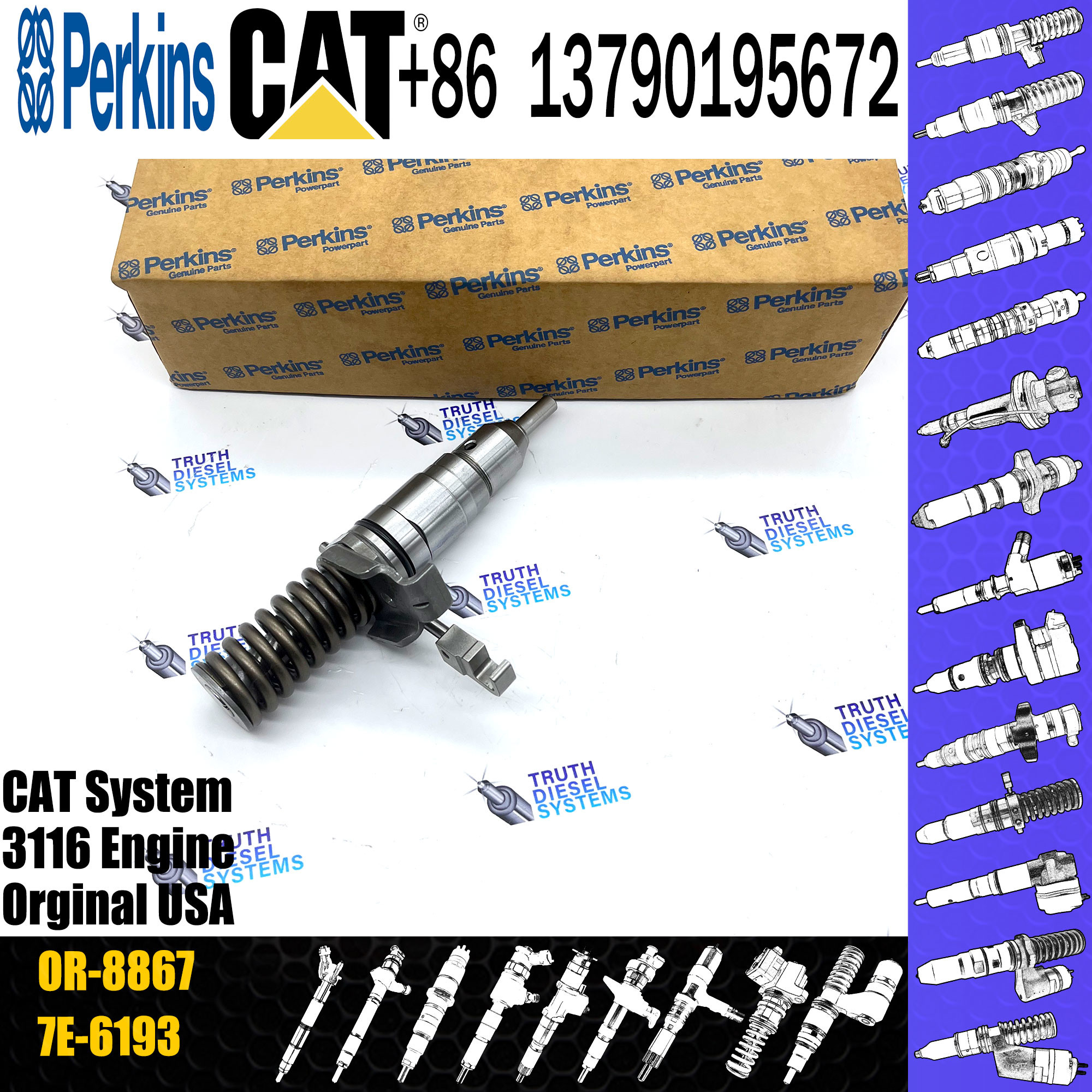 OR-8867 High Quality New Diesel Fuel Injector OR8867