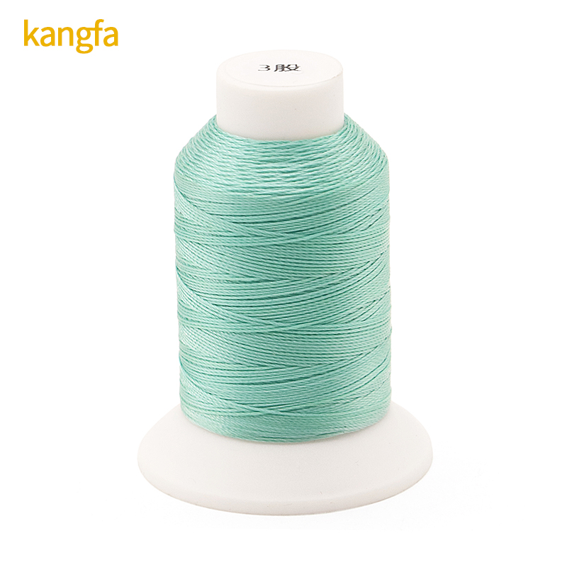 3ply Yarn Count 100% Polyester Sewing Thread TEX90 for Leather Crochet Free Sample