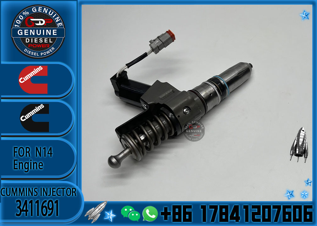 Fuel injector 3411691 diesel engine N14 injector 3411691 for Cummins engine N14