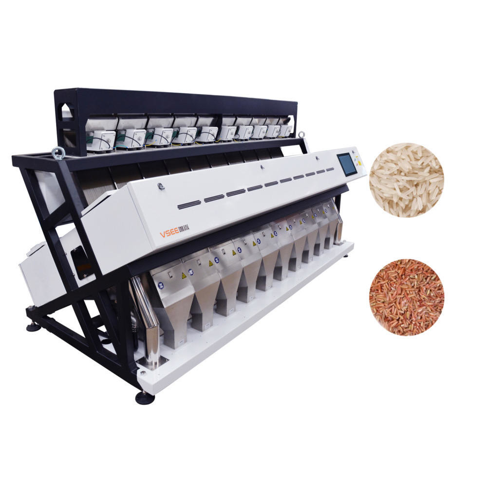 220V Color Sorter Machine High Speed Rice Grading Machine Computing Updating