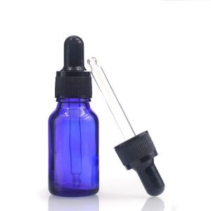 15ml Blue Glass Bottle With Dropper Bottles For Essential Oils,Lab Chemicals