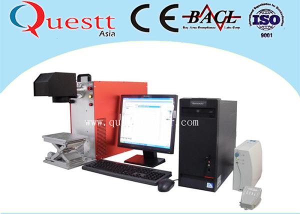 Laptop Control Portable Fiber Laser Marking Machine For Metal / Non Metal