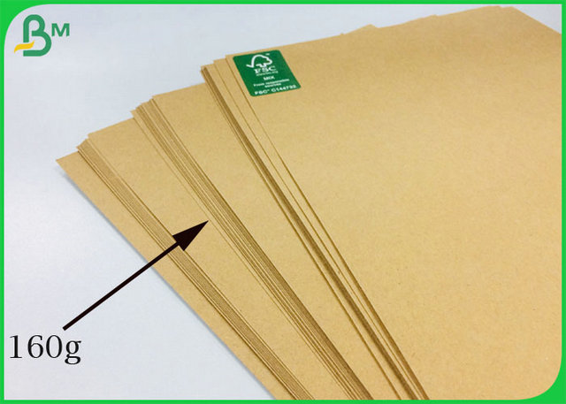 Different Gram Brown Color Kraft Liner Roll For Printing Or Packaging