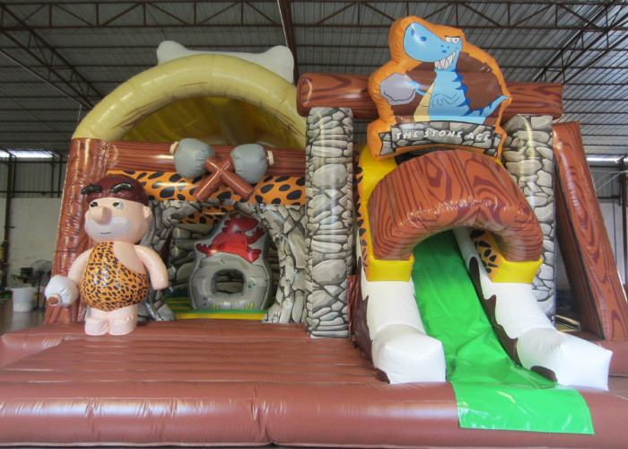 Safari park inflatable combo Stone Age inflatable combo primitive inflatable combo